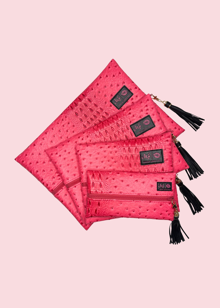 Makeup Junkie Bags - Dune Neon Flat Lay [Pre-Order]