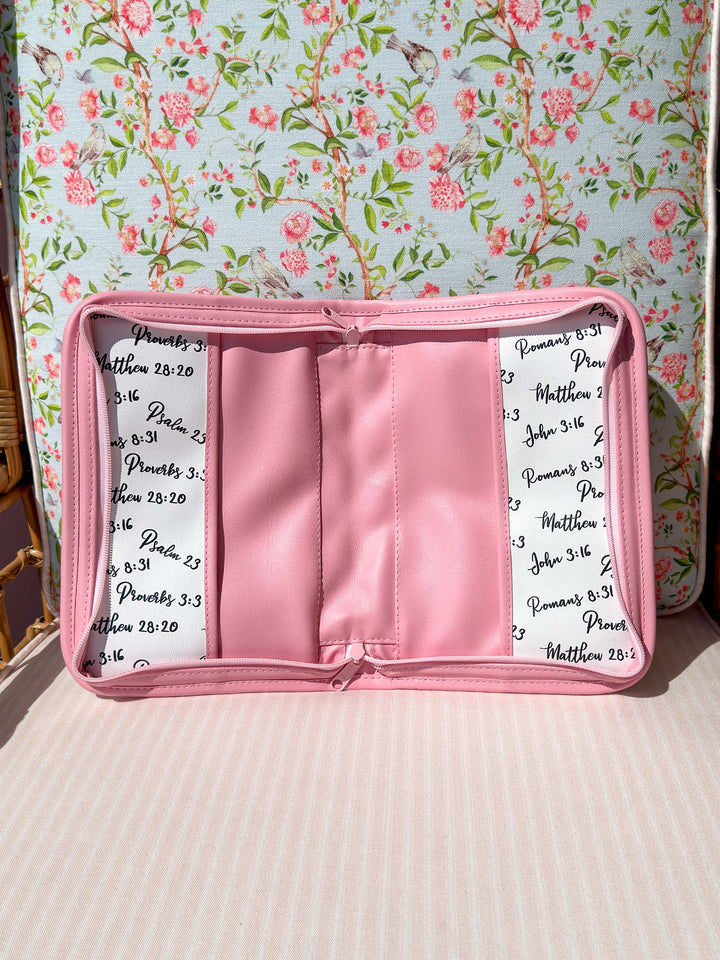 Makeup Junkie Bags - Blush Luxe Quilted Mini Padfolio [Ready to Ship]