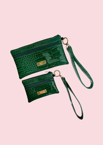 Makeup Junkie Bags - Lush Gator Luxe Demi Wristlet [Pre-Order]