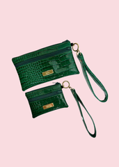 Makeup Junkie Bags - Lush Gator Luxe Demi Wristlet [Pre-Order]