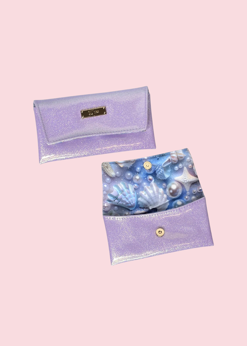 Makeup Junkie Bags - Lavender Stardust Glitter Luxe Sunglass Case [Pre-Order]