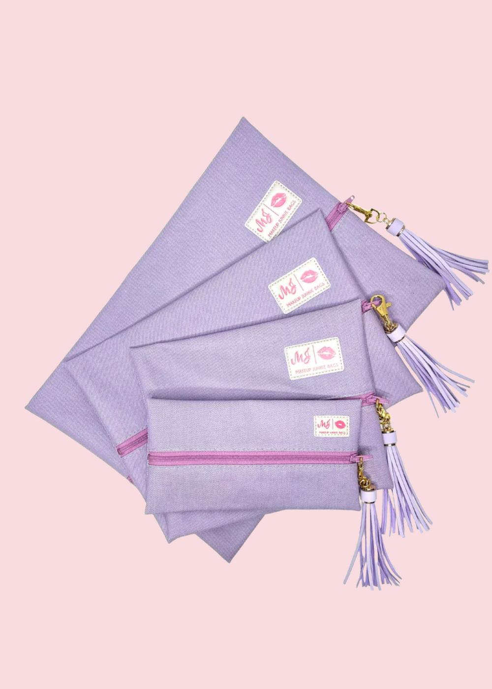 Makeup Junkie Bags - Taffy Flat Lay [Pre-Order]