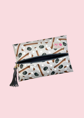 Makeup Junkie Bags - Sports Fan Hockey Flat Lay [Pre-Order]