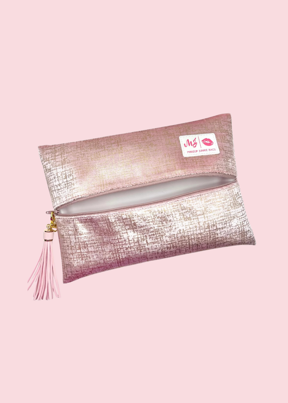 Makeup Junkie Bags - Rose Luxe Flat Lay Bag [Pre-Order]