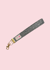 Makeup Junkie Bags - Shade of Charcoal Keychain Wrist Strap