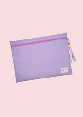 Makeup Junkie Bags - Taffy Jumbo Top Zip Flat Lay [Pre-Order]