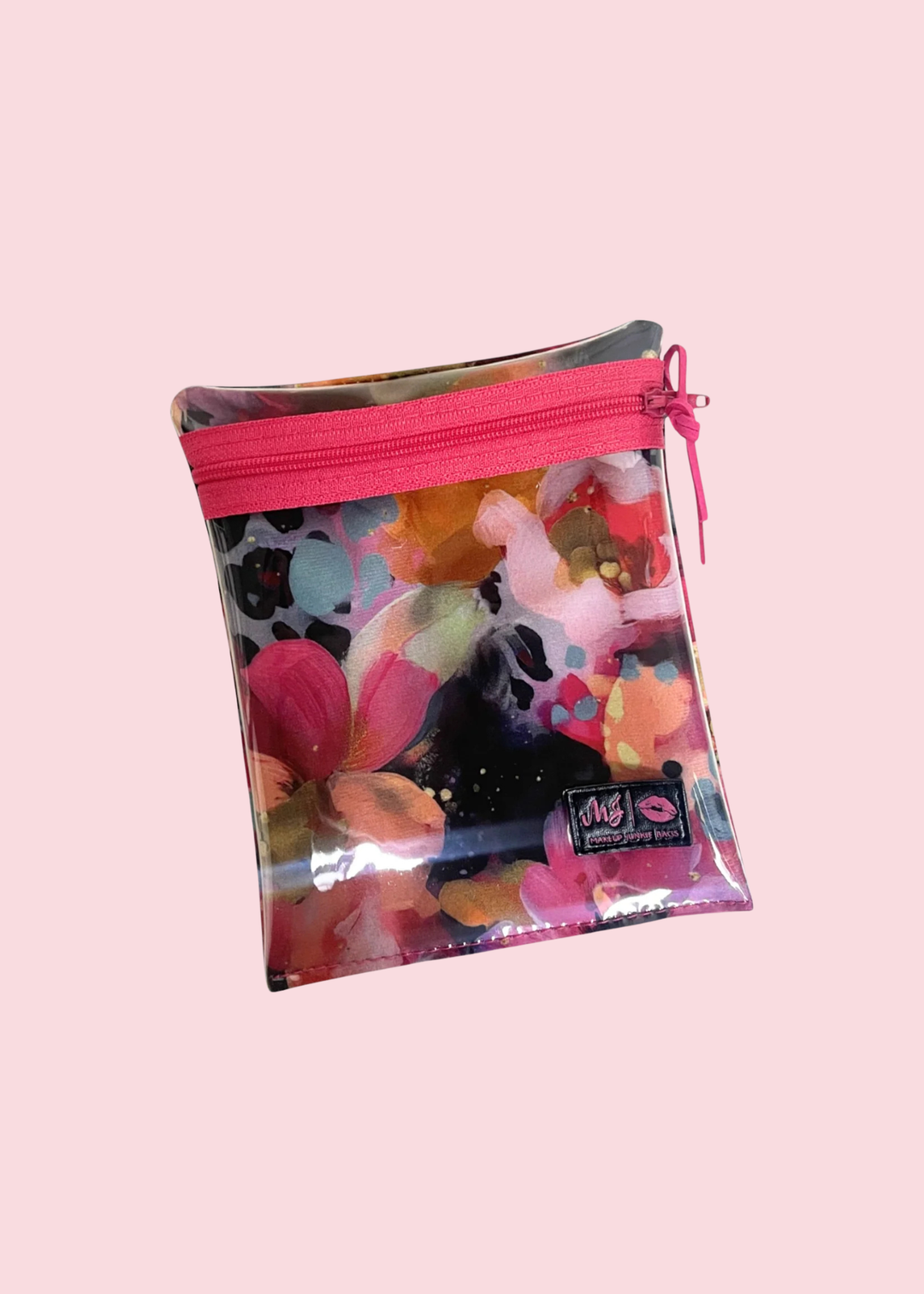 Makeup Junkie Bags - Wild Bloom Zippy Clear Pouch [Pre-Order]
