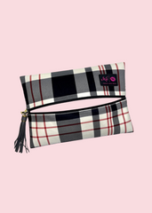 Makeup Junkie Bags - Everyday Plaid Flat Lay Bag [Pre-Order]