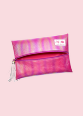 Makeup Junkie Bags - Venice Pink Flat Lay [Pre-Order]