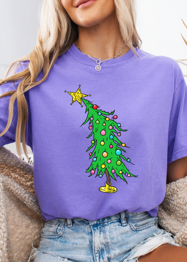 Glamfox  - Star Tree Graphic Tee