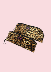 Makeup Junkie Bags - Lady Leopard Joey Pouch Bundle [Pre-Order]