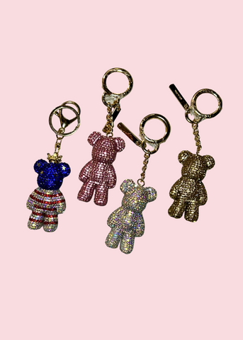 All That Glitterz - Bling Bling Teddy Keychain