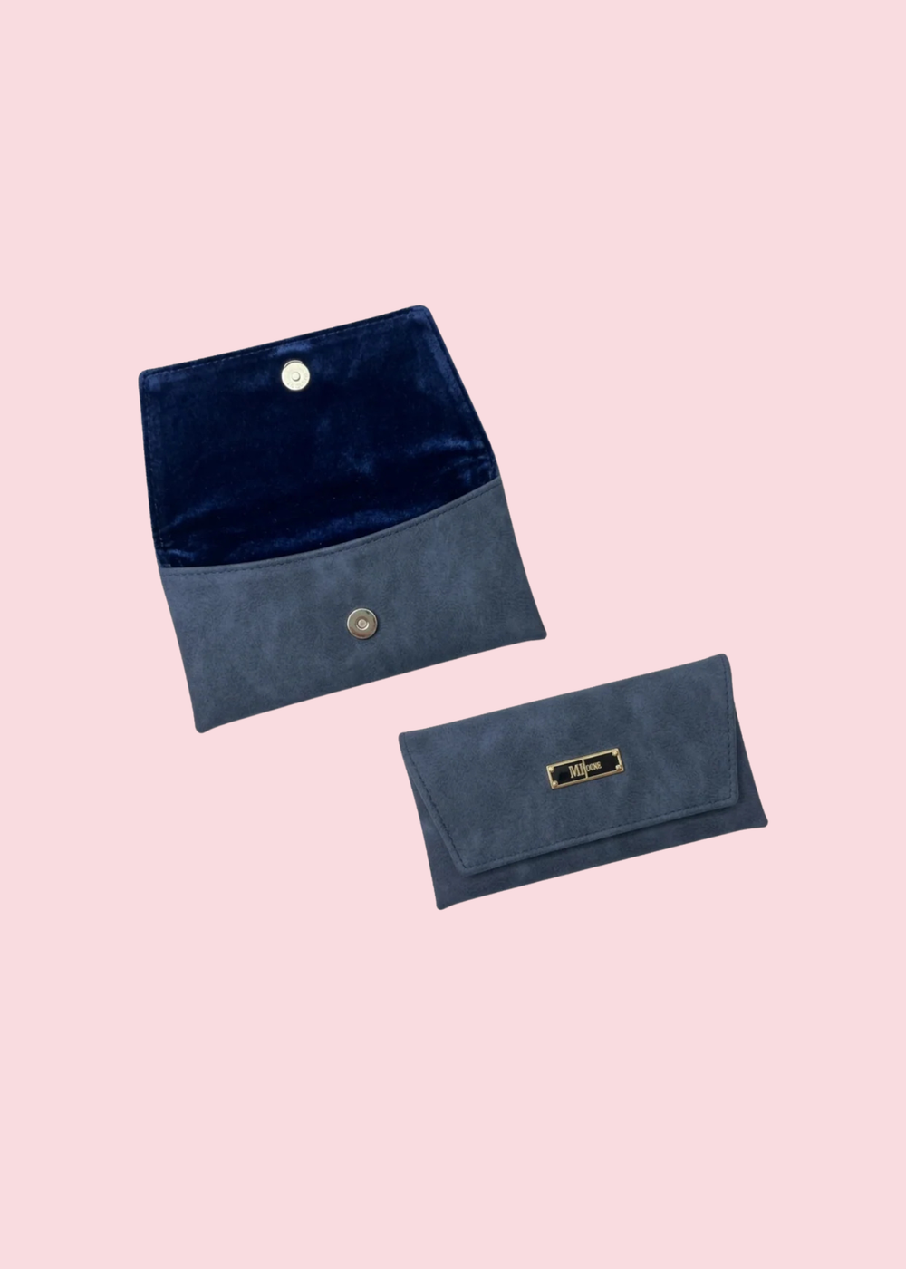 Makeup Junkie Bags - Suede Soul Sapphire Luxe Sunglass Case [Pre-Order]