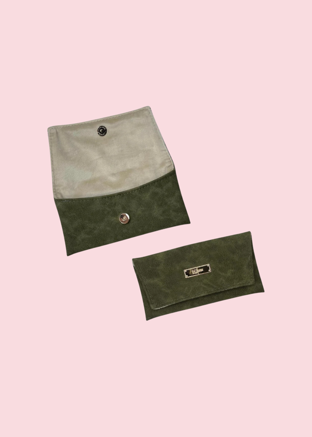 Makeup Junkie Bags - Suede Soul Olive Luxe Sunglass Case [Pre-Order]