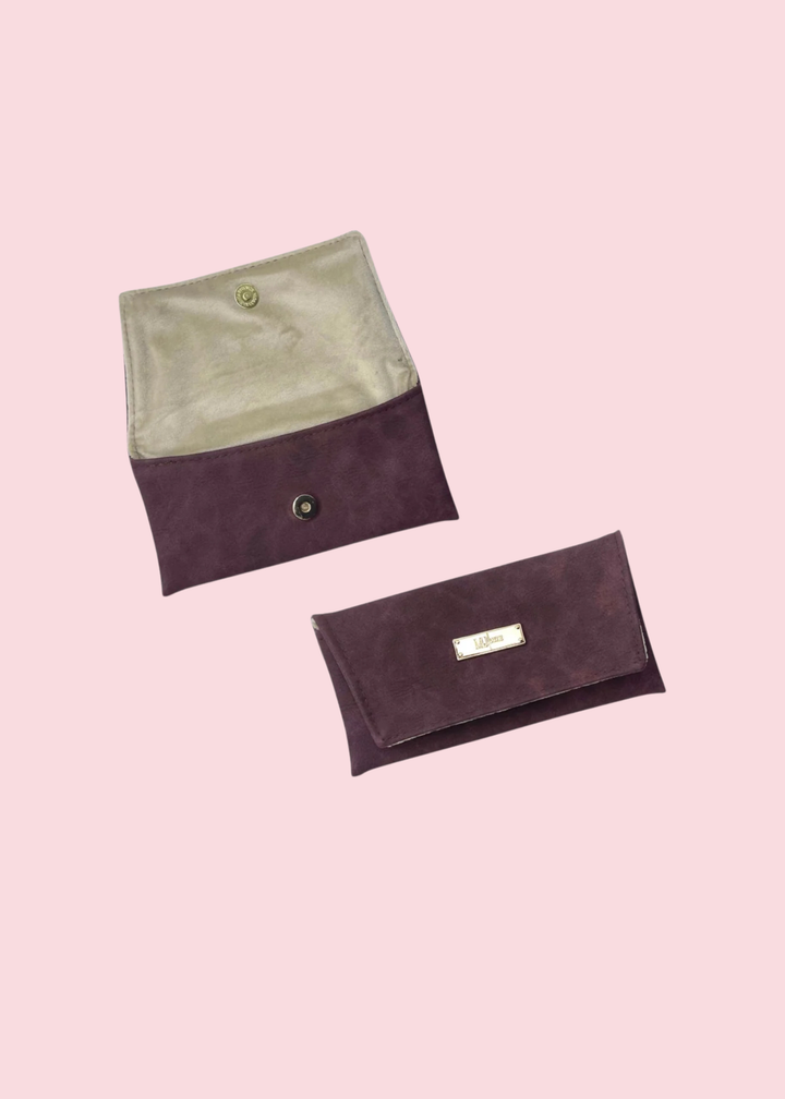Makeup Junkie Bags - Suede Soul Bordeaux Luxe Travel Bags [Pre-Order]