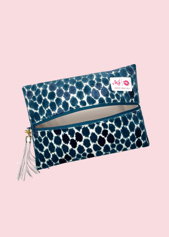 Makeup Junkie Bags - Modern Navy Flat Lay [Pre-Order]