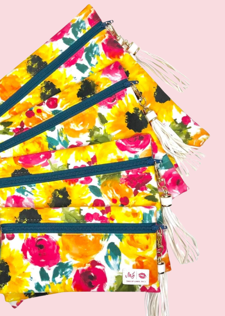 Makeup Junkie Bags - Pocket Full of Sunshine Travel Bags [Pre-Order]