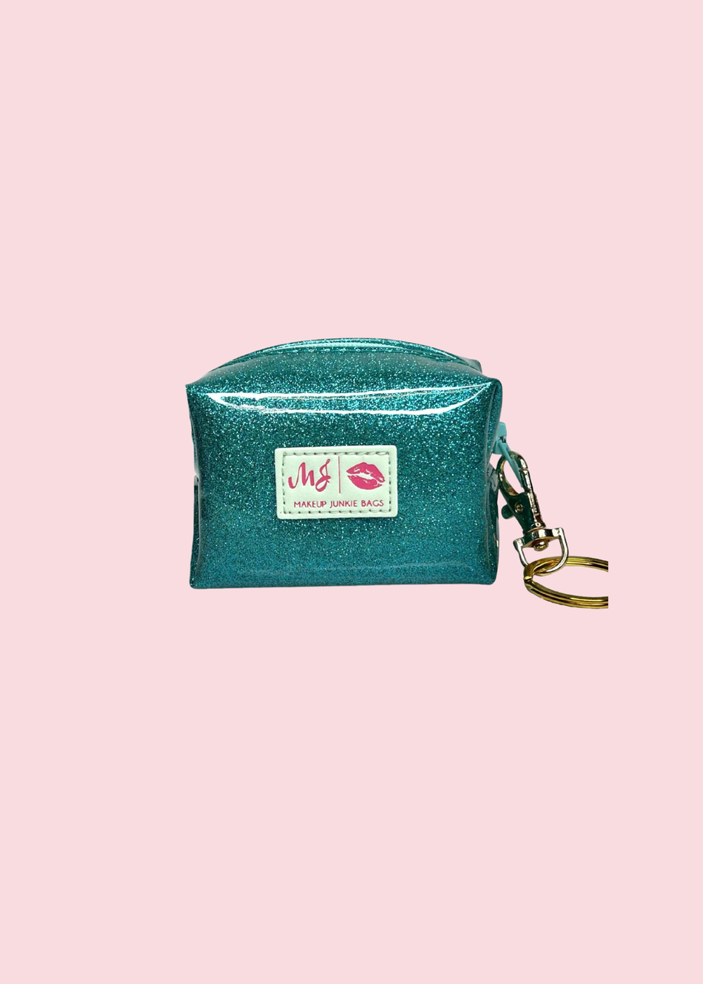 Makeup Junkie Bags - Stardust Turquoise Bitty Bobbie [Pre-Order]