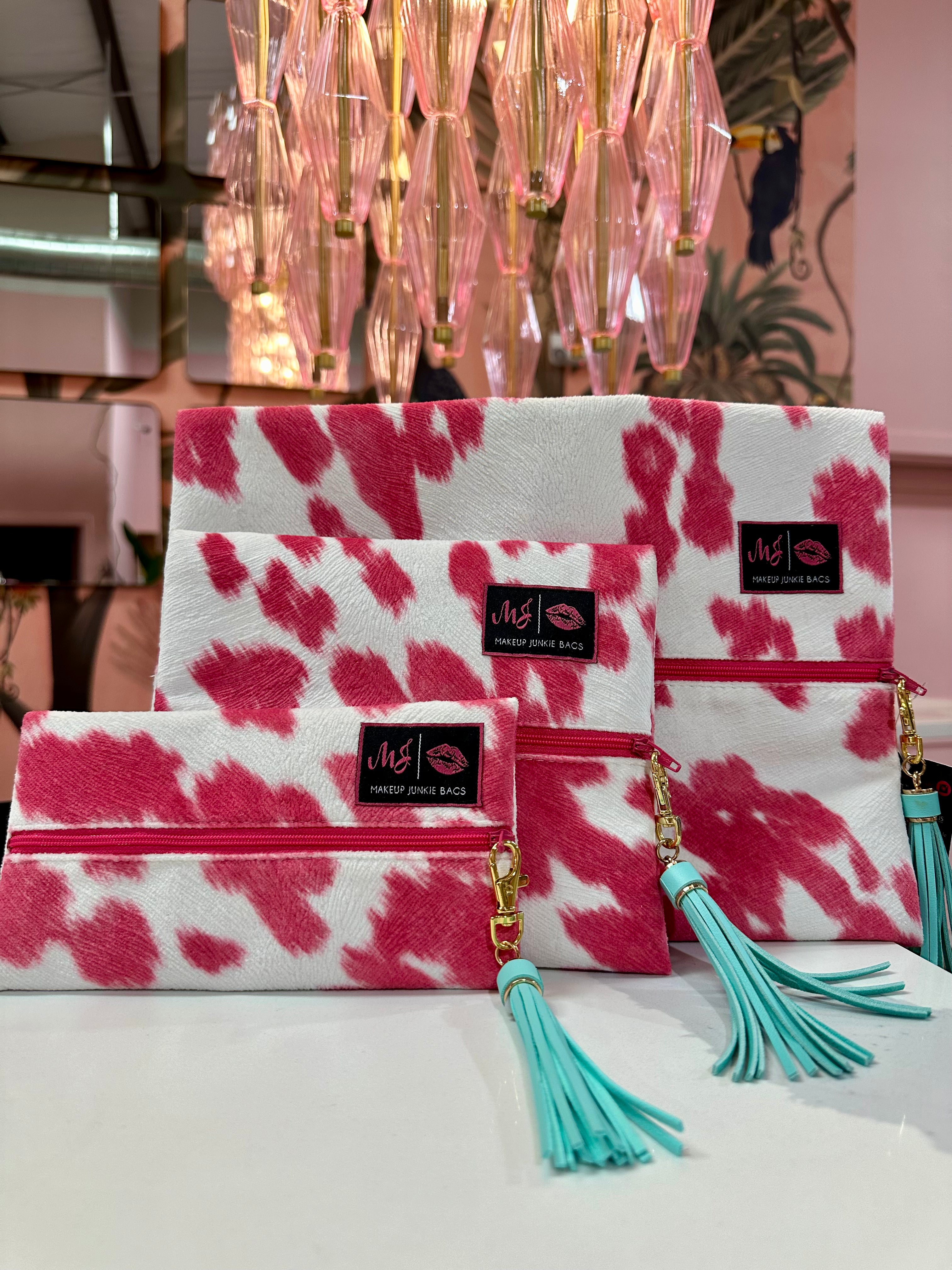 Makeup Junkie Bags Bonnie and Hide Flat Lay [Ready to Ship