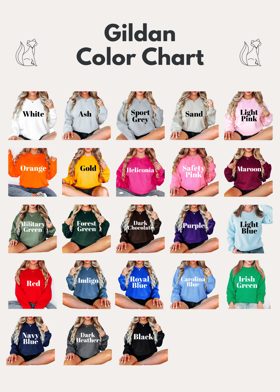 Glamfox  - Colorful Back To School Graphic Crewneck