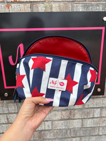 Makeup Junkie Bags - Stars and Stripes Sidekick [Pre-Order]