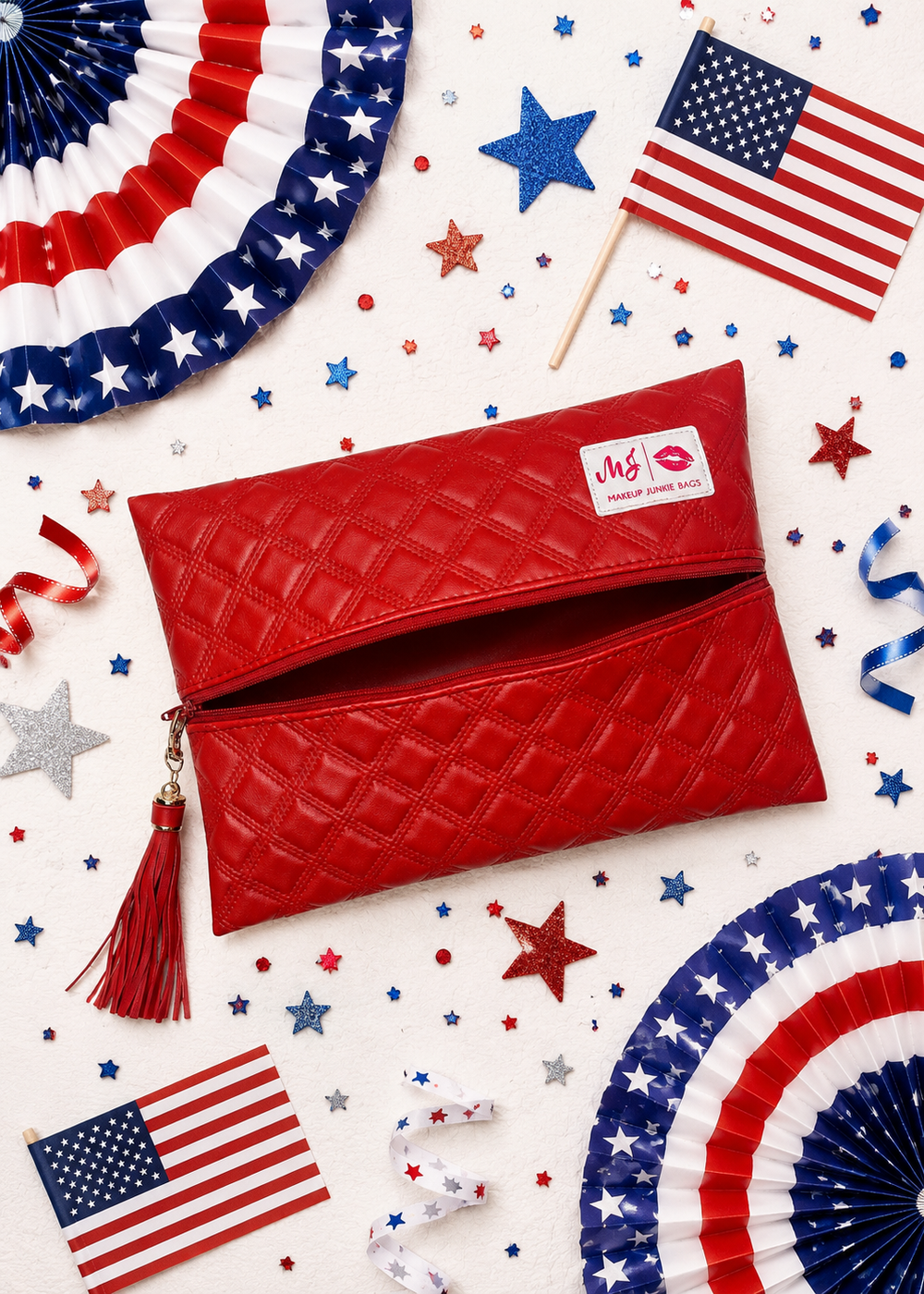 Makeup Junkie Bags - Heirloom Ruby Travel Bags [Pre-Order]