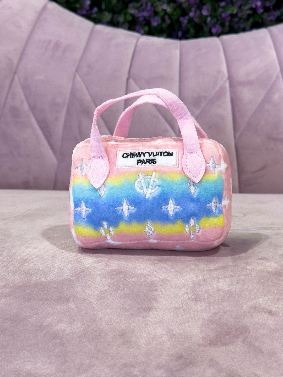 Pink ombre chewy vuitton handbag