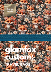 Makeup Junkie Bags - Glam Foxy Travel Bags [Ready to Ship]