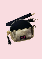 Makeup Junkie Bags - Gold Serpent Sidekick [Pre-Order]