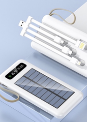 Tech Trendz - White 10k Solar Power Bank