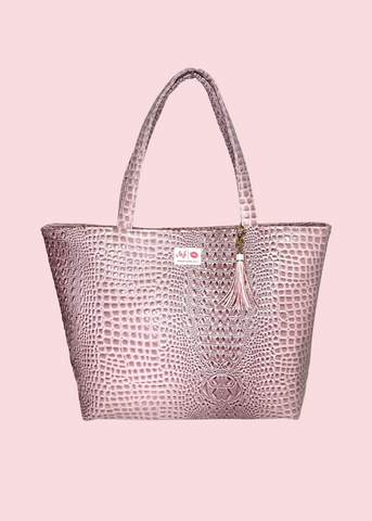 Makeup Junkie Bags - Bubble Gator Blush Tote [Pre-Order]
