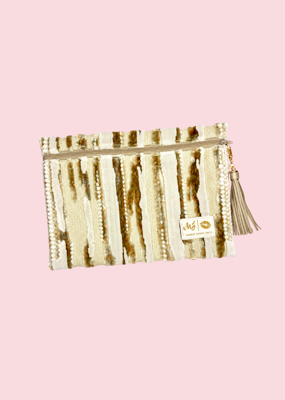 Makeup Junkie Bags - Ivory Cashmere [Ready to Ship]
