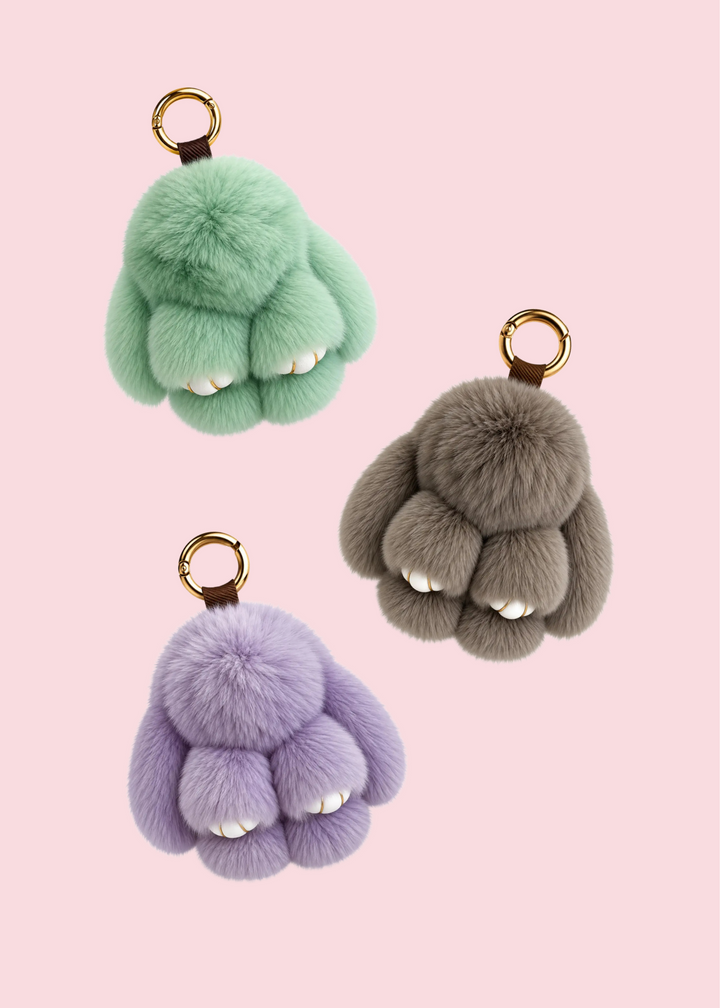 Glamfox - Fluffy Bunny Bag Charm [Pre-Order]