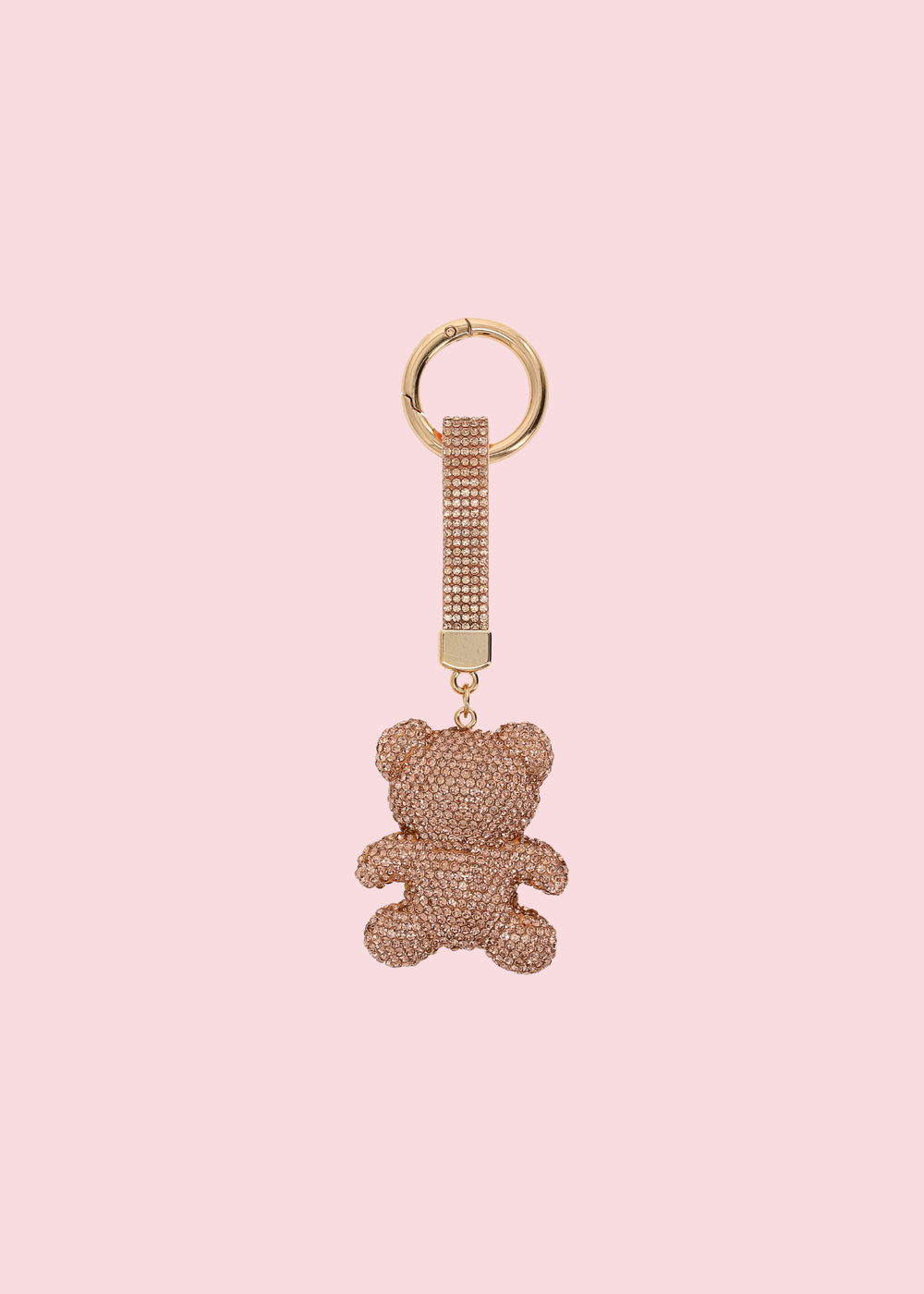 Teddy Bear - Gemmed Keychain