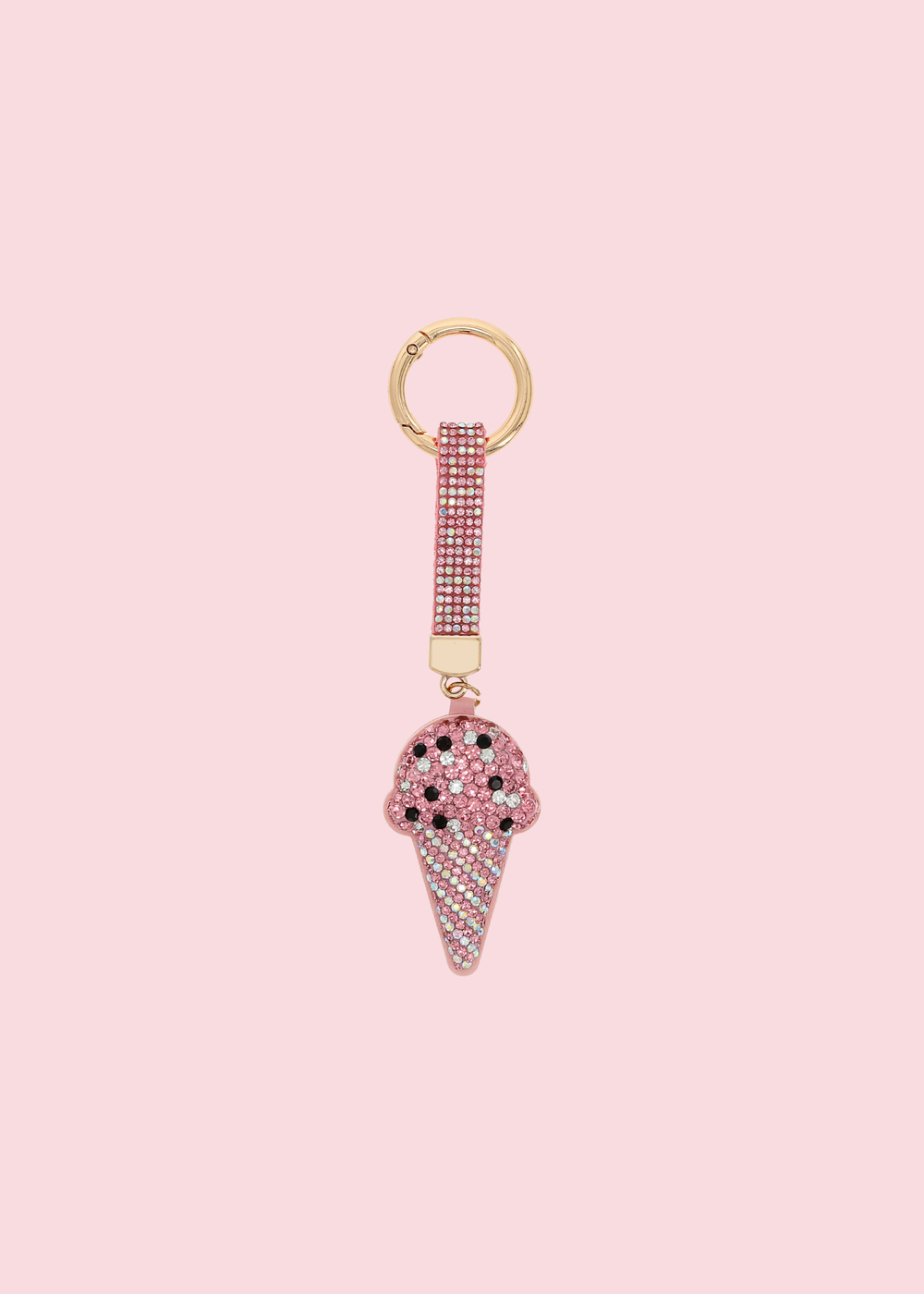 Ice Cream - Gemmed Keychain