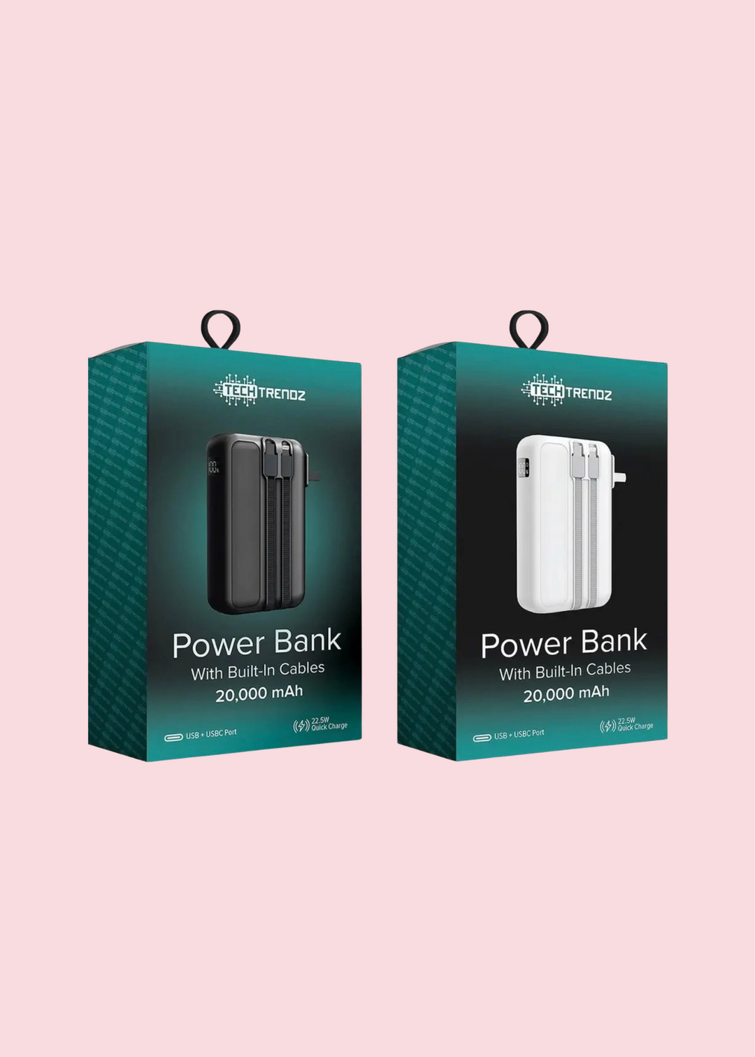Tech Trendz - 20,000 MAH Powerbank Fast Portable Battery Bank