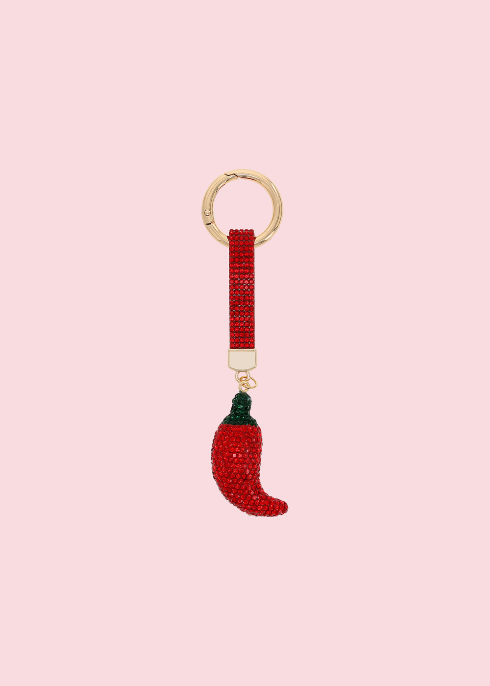 Chili Pepper - Gemmed Keychain