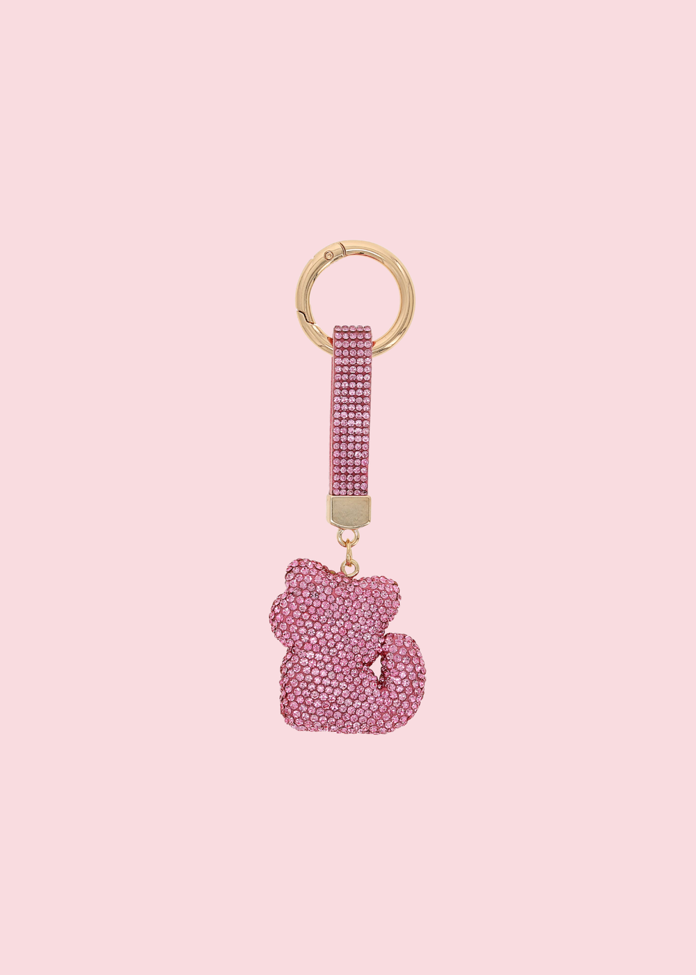 Cat - Gemmed Keychain