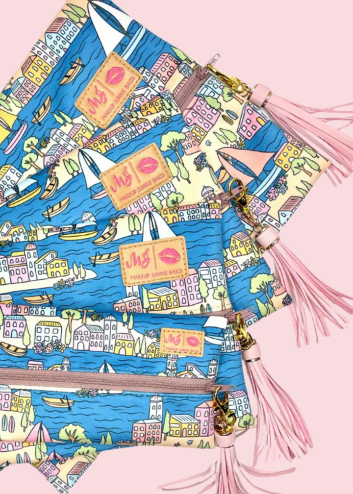 Makeup Junkie Bags - Mykonos Travel Bags [Pre-Order]