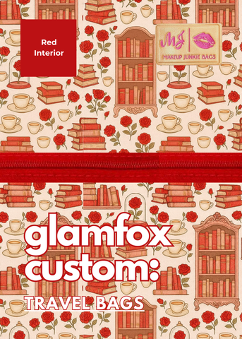 Makeup Junkie Bags - Belle's Bookshelf Travel Bags [Pre-Order] - Ships December