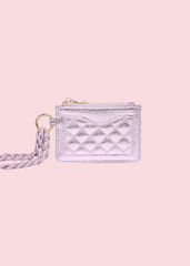 Jen & Co - Cupid Rhodes Quilted Wallet & Chain Bangle
