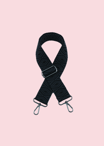 Jen & Co - Black Aztec Guitar Strap