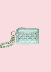 Jen & Co - Jadelite Rhodes Quilted Wallet & Chain Bangle