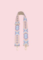 Jen & Co - Blue Lavender Guitar Strap