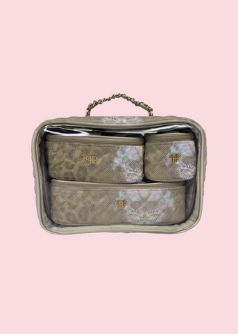 PurseN - Glimmer Leopard Trio Jetsetter