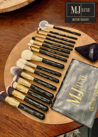 Makeup Junkie Bags - MJ Luxe Artisan Makeup Brushes  [Ready to Ship]