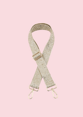 Jen & Co - Gold Sequin Guitar Strap