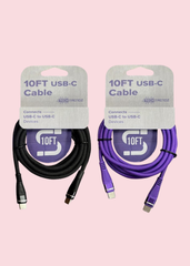 Tech Trendz - 10FT USB-C to USB-C Cable