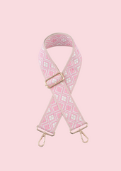 Jen & Co - Pink Diamond Guitar Strap