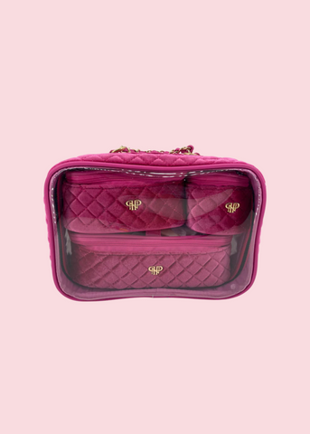 PurseN - Fuschia Trio Jetsetter